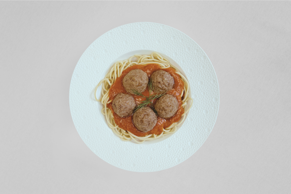 Beef Meatballs with Pasta in Tomato Sauce - 12 Pack