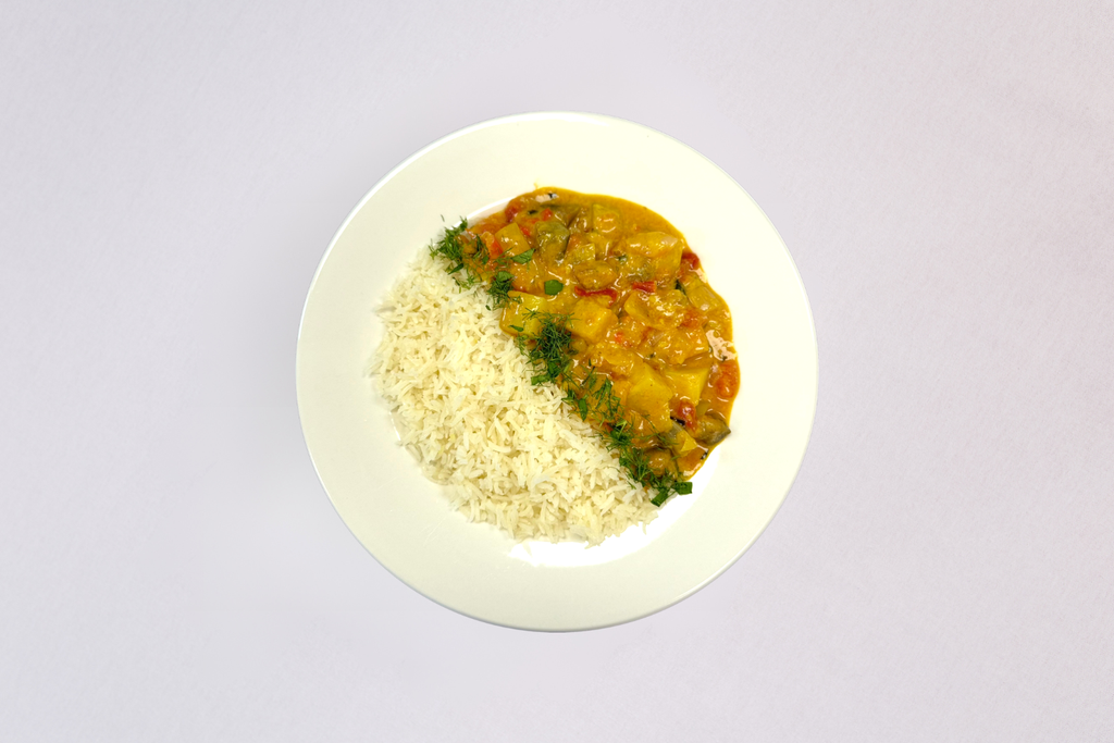 Green Thai Curry with Brown Rice - 12 pack